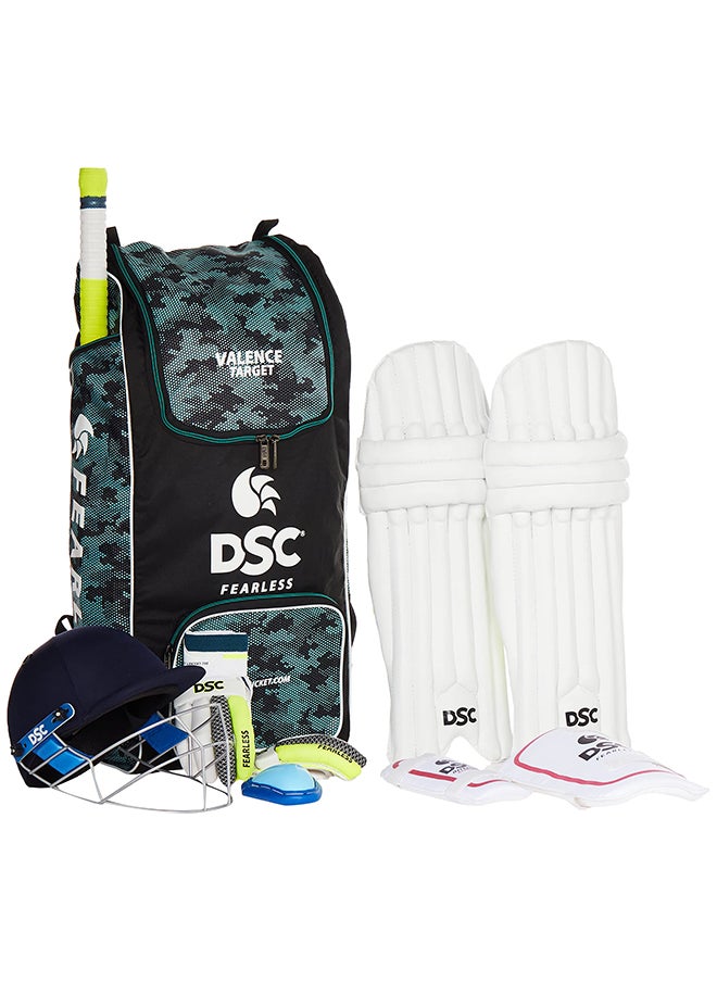 DSC Premium Complete Kit With Helmet Cricket Kit | Right Hand | Kit for Men | Polyvinyl Chloride | Adult | Size 5  - Image 2