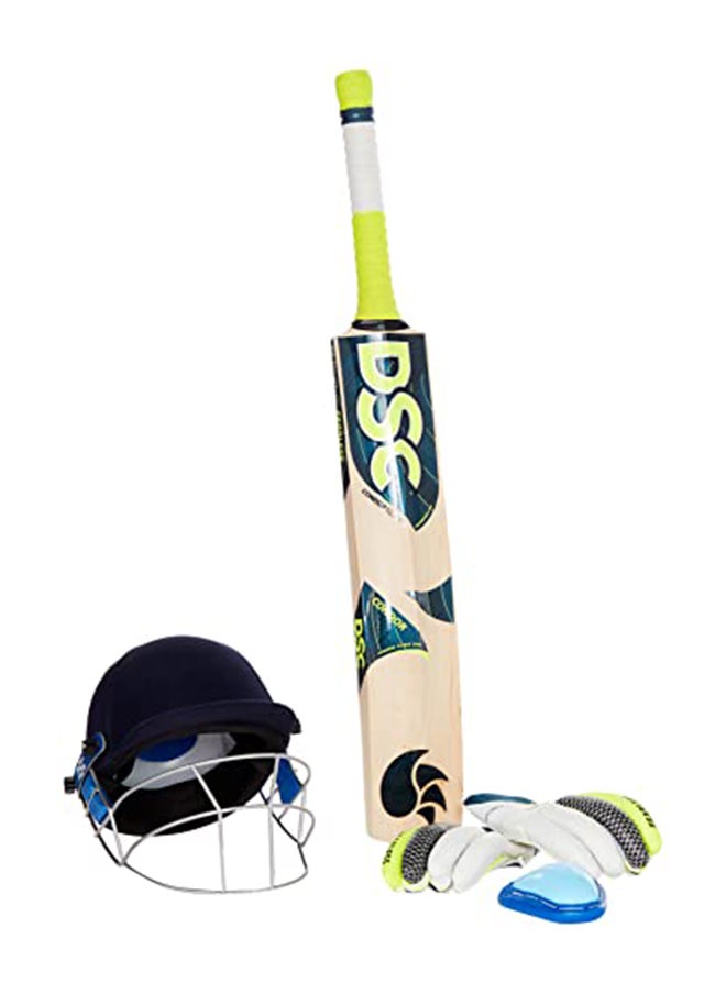 DSC Premium Complete Kit With Helmet Cricket Kit | Right Hand | Kit for Men | Polyvinyl Chloride | Adult | Size 5  - Image 3