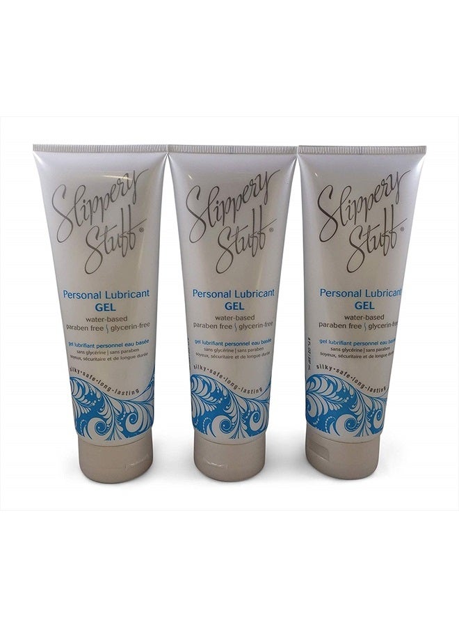 Slippery Stuff Water-Based Long-lasting Personal Lubricant Gel, 8 oz - Pack Of 3