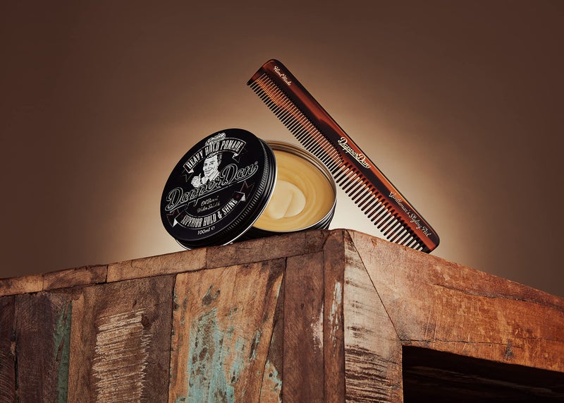 Dapper Dan Handmade Hair Styling Comb, Hand Polished for a Smooth Glide Through Hair, 170mm x 30mm - Image 3