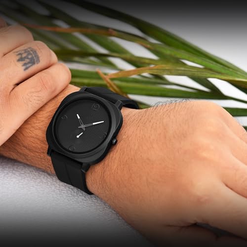 Acnos Unisex Analog Watch with Softest Silicone Strap White Needle Colors Quartz Movement Chronograph Style for Men & Boys - Image 5