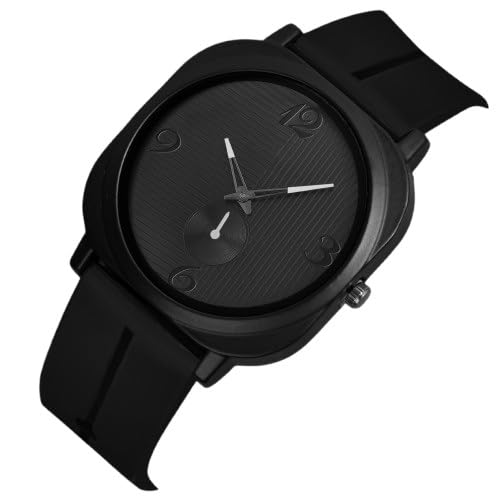 Acnos Unisex Analog Watch with Softest Silicone Strap White Needle Colors Quartz Movement Chronograph Style for Men & Boys - Image 1