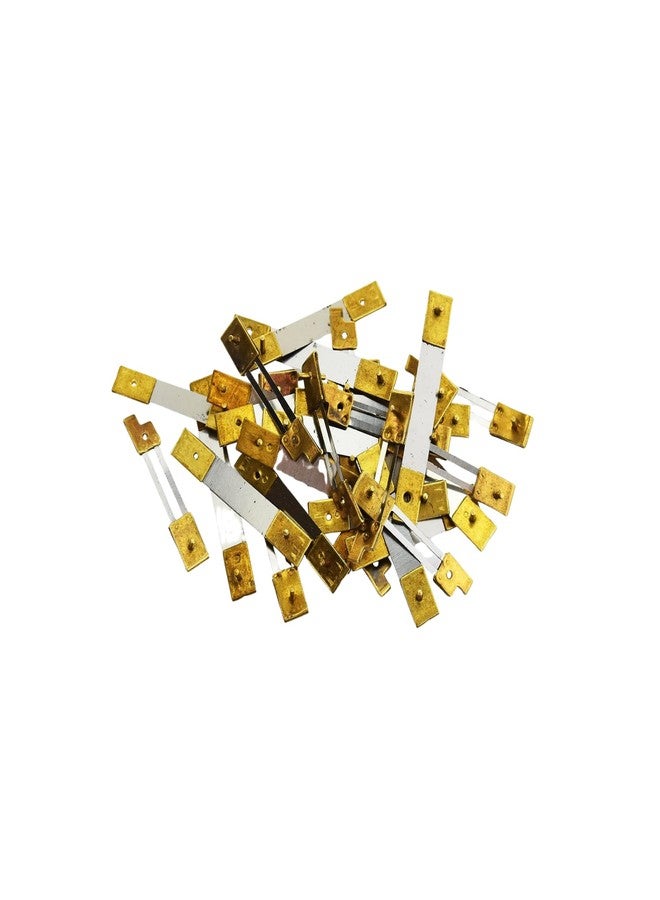 TAURISH 10 Units French Clock Pendulum Suspension Springs - Brass Blocked Antique Clock Repair Parts for Mantel Wall Clocks - Image 2