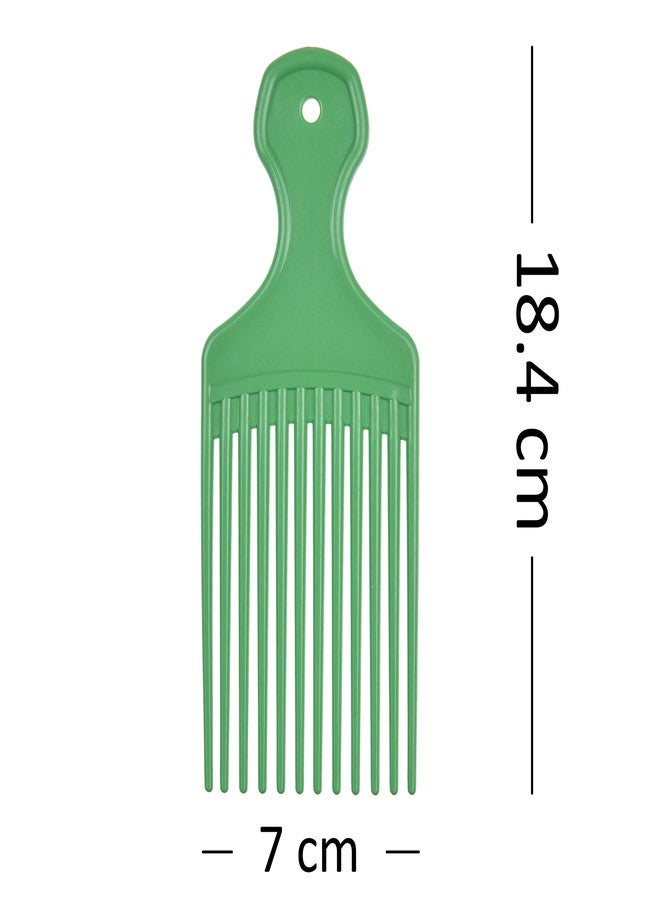 Kare Kind Kare & Kind Hair Pick Comb Set - 4 pcs - For Curly, Wavy, Afro Styling and Detangling - Smooth, Gentle Comb for Men, Women - Gift Set in Green, Blue, Purple, and Red - Image 5