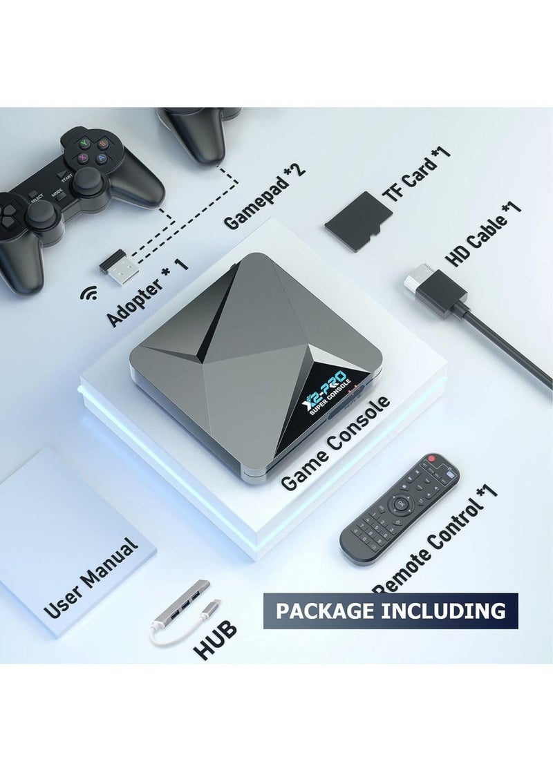 Generic - X2 Pro Super Console, Professional Video Game Console, Over 10,000 Games, Android 9.0/Emuelec 4.5/CoreE System, Capable of Delivering 4K Ultra HD Visuals, 2.4GHz/5GHz Dual Band Wi-Fi - Image 1