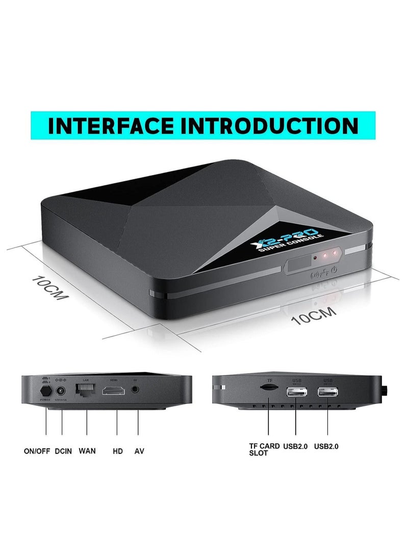 Generic - X2 Pro Super Console, Professional Video Game Console, Over 10,000 Games, Android 9.0/Emuelec 4.5/CoreE System, Capable of Delivering 4K Ultra HD Visuals, 2.4GHz/5GHz Dual Band Wi-Fi - Image 1