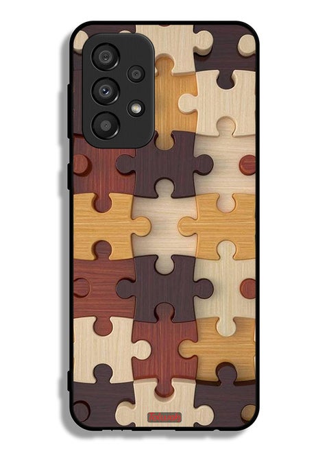 Samsung Galaxy A33 5G Protective Case Cover Wooden Pattern