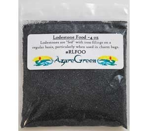 AzureGreen Magical Supplies Lodestone Food 4oz Good Luck Prosperity Healing 