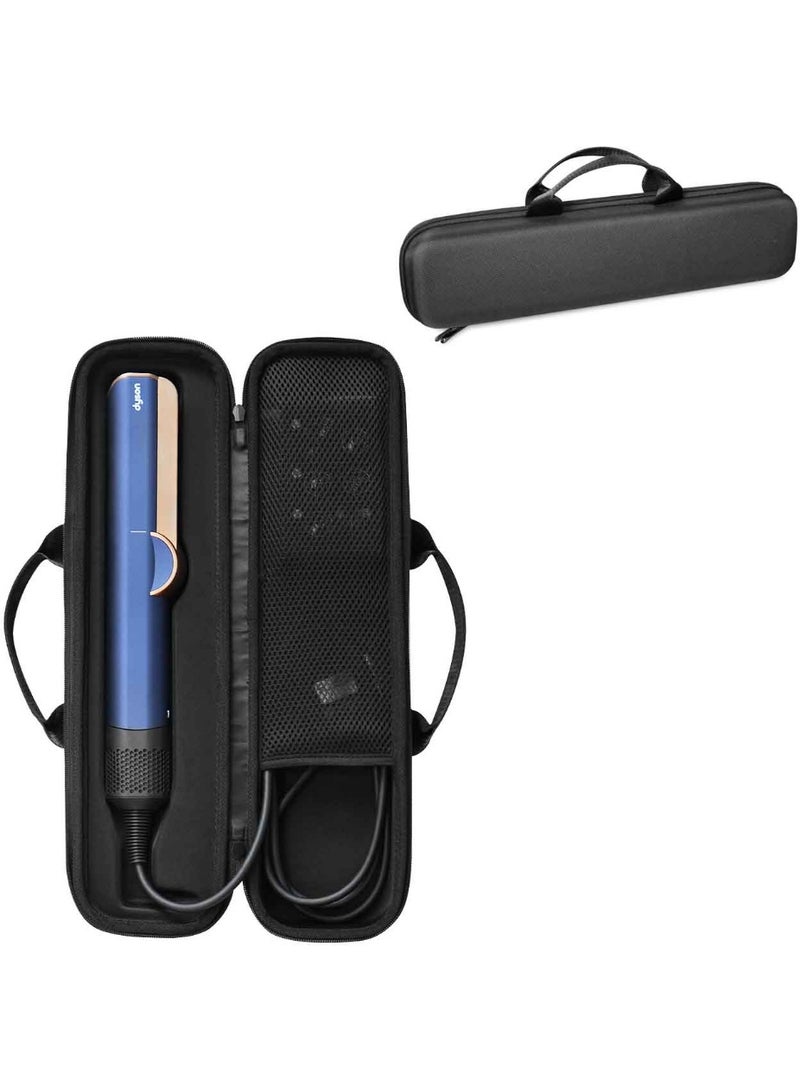 Beone Carrying Bag for Dyson Airstrait HT01 Hair Straightener, EVA Sturdy Hard Travel Case, Shockproof Waterproof with Mesh Pocke (Black) - Image 1