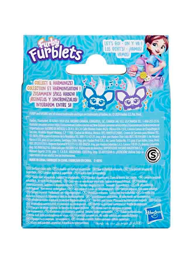 Furby صديق هولا الأناناس الصغير من فربليتس، 45+ صوت وموسيقى، يتحدث فقط بالفوربيش، ألعاب إلكترونية محشوة للأطفال من 6 سنوات وما فوق، أصفر وأخضر - Image 3