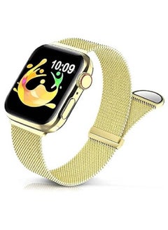 Generic Milanese Magnetic Straps for Apple Watch Band 42mm 44mm 45mm 49mm, Stainless Steel Double Mesh Replacment Wristbands for Apple Watch Series 8/7/6/5/4/3/2/1/SE/Ultra  - Image 2
