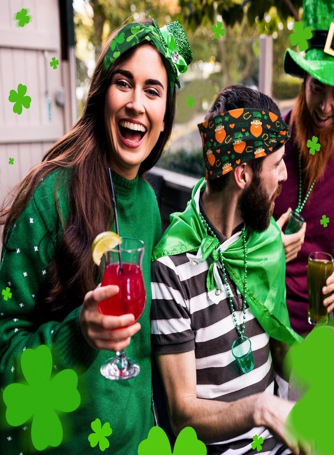 XunYee 28 Pcs Valentine's Holiday Headbands for Women St. Patrick's Head Bands Nurses Winter Headbands Bulk Nursing Spring Hair Stretchy Fall Non Slip Head Wrap Knot Hair Bands Accessories - Image 4