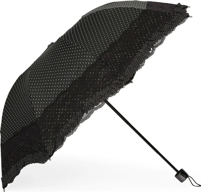 ELEVEN MARKETS Marlux Wind Protection Bag-Length Folding Women's Umbrella