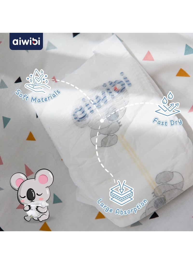 aiwibi baby diapers premium ultra thin size 5-48pcs (12-17kg) - Image 5