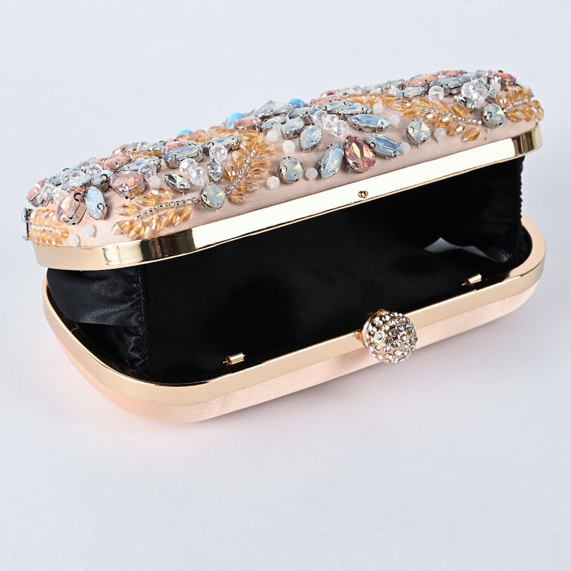 Colorful Rhinestone Evening Bag Style Trendy Cosmetic Bag Fashion Party Bag Dinner Women'S Bag Temperament Beaded Bag - Image 5