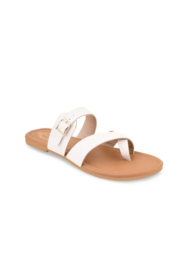 شوتوبيا Shoetopia Stylish Side Buckle Detailed Flats for Women & Girls
