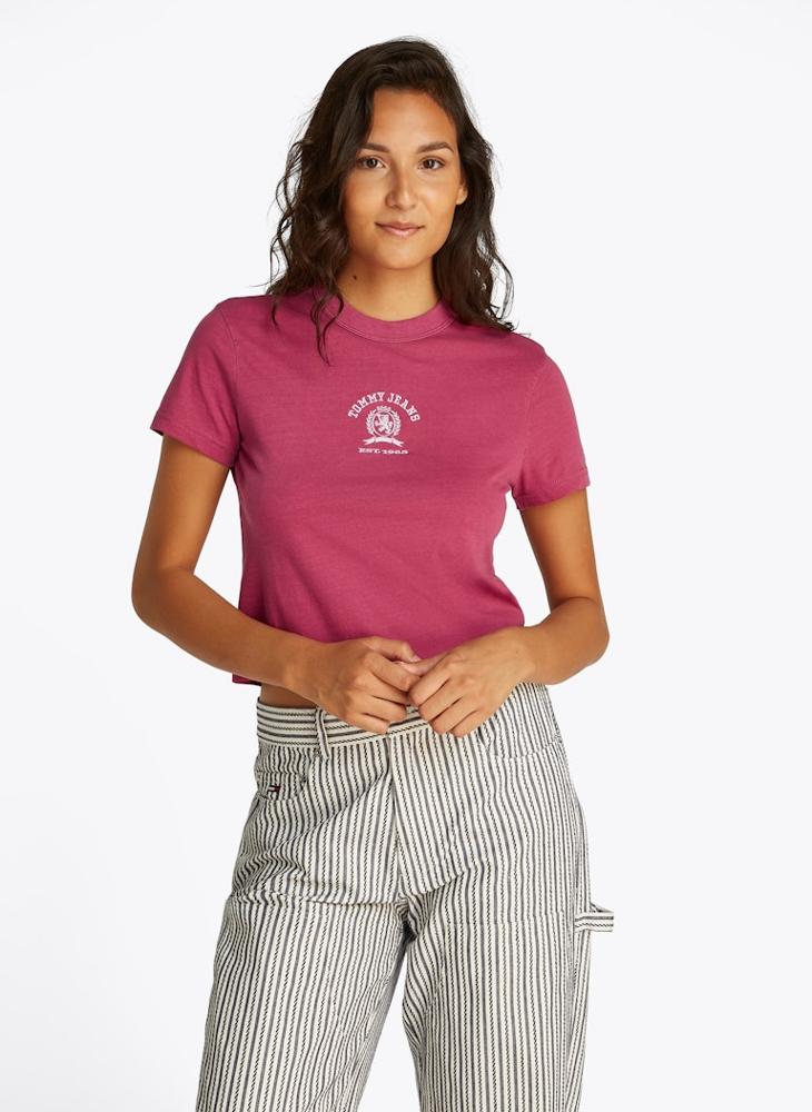 TOMMY JEANS Crew Neck Logo T-Shirt  - Image 1