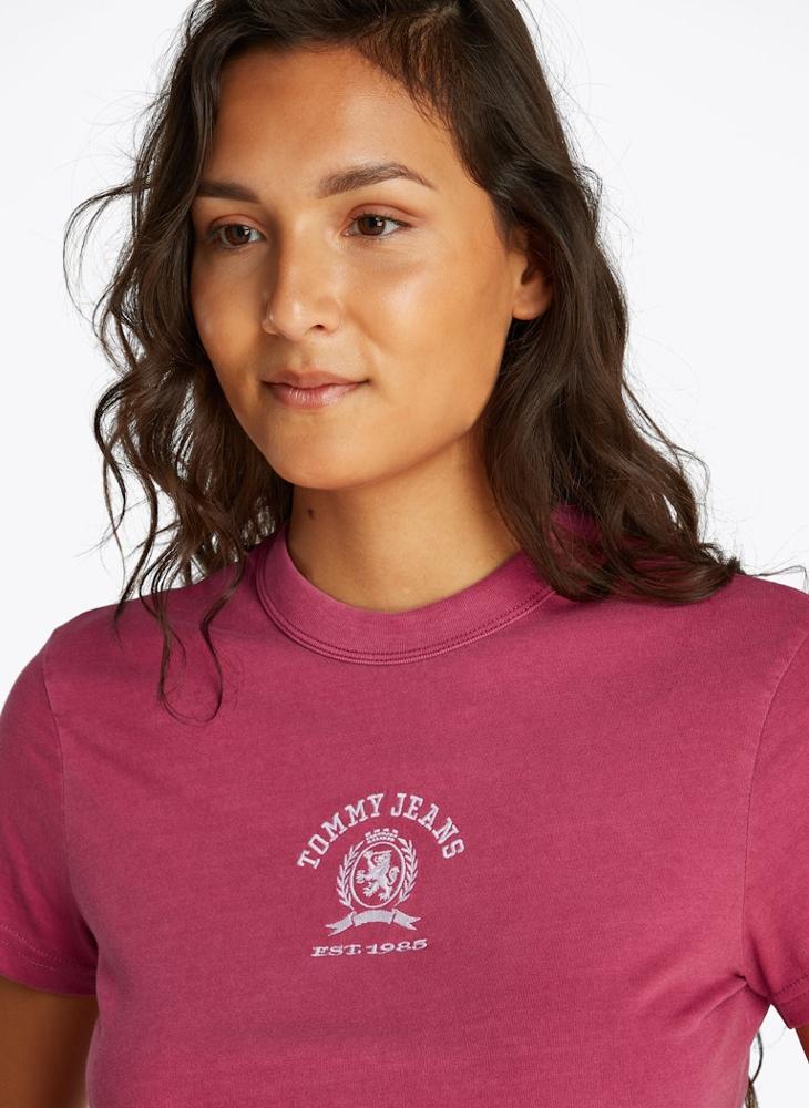 TOMMY JEANS Crew Neck Logo T-Shirt  - Image 3