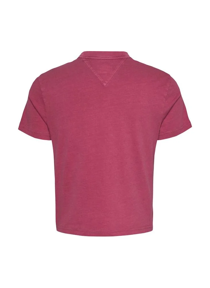 TOMMY JEANS Crew Neck Logo T-Shirt