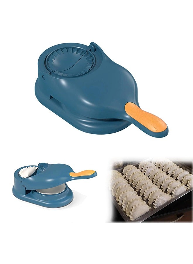 مجموعة مكبس العجين 2 في 1، صانع الزلابية اليدوي، أداة مطبخ متعددة الوظائف ومكبس المعجنات - Image 1