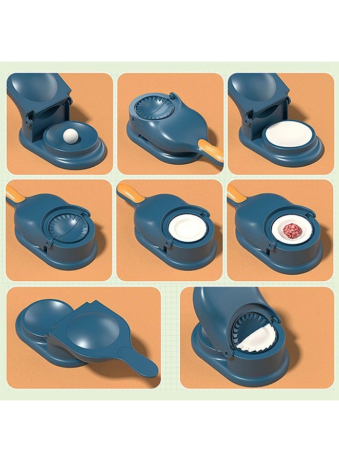 مجموعة مكبس العجين 2 في 1، صانع الزلابية اليدوي، أداة مطبخ متعددة الوظائف ومكبس المعجنات - Image 3