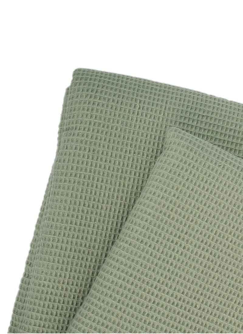 Home of linens مفرش سرير قطن فستق 230x250  - Image 3