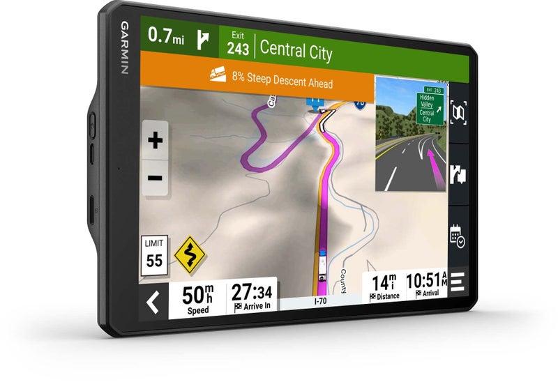 Garmin RV 1095, Extra-Large, Easy-to-Read 10” GPS RV Navigator, Custom RV Routing, High-Resolution Birdseye Satellite Imagery, Directory of RV Parks and Services, Landscape or Portrait View Display - Image 2