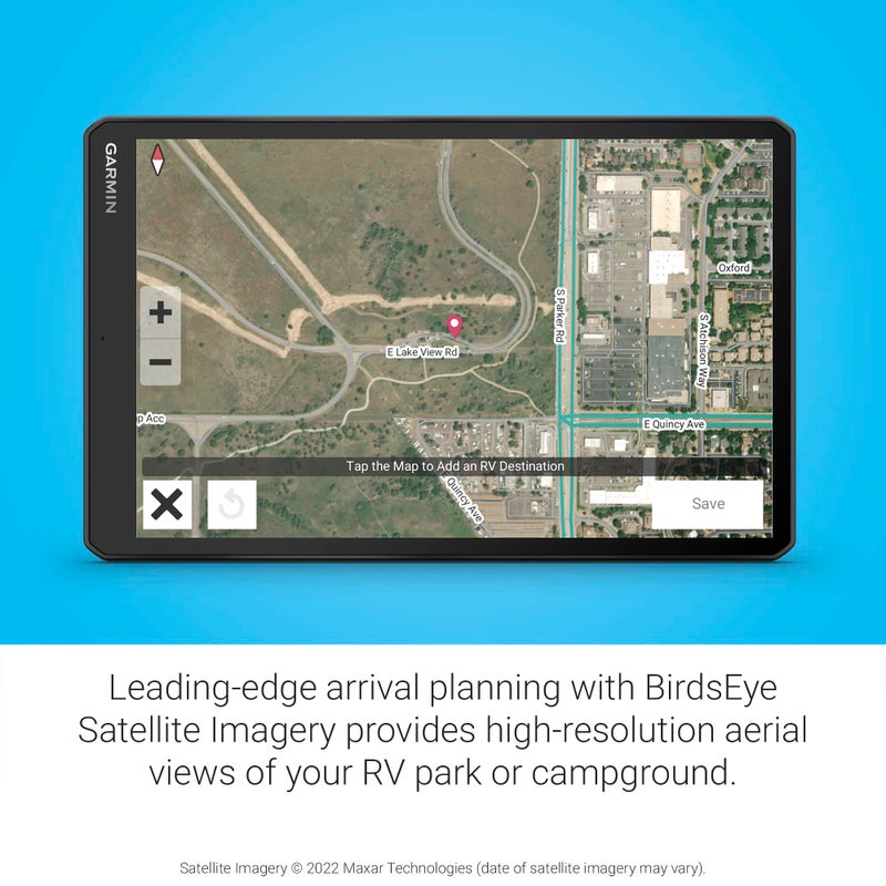 Garmin RV 1095, Extra-Large, Easy-to-Read 10” GPS RV Navigator, Custom RV Routing, High-Resolution Birdseye Satellite Imagery, Directory of RV Parks and Services, Landscape or Portrait View Display - Image 5