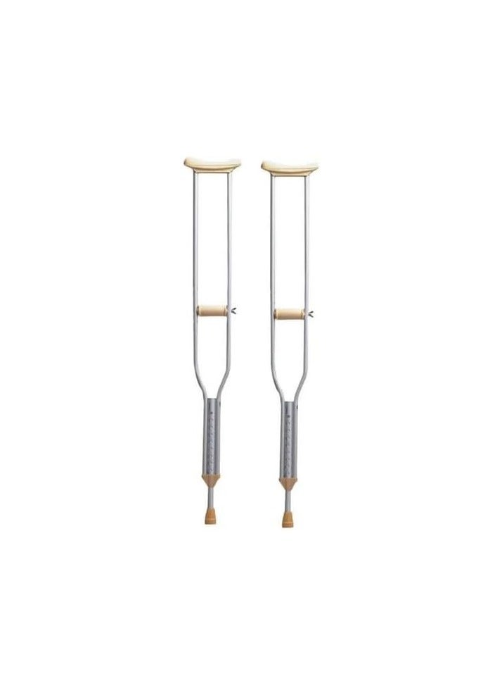 AKM Underarm Crutch With Adjustable Height  Is Suitable For Adults  Seniors  Elderly  Patients  And Individuals With Bone Fractures Tches - Image 1