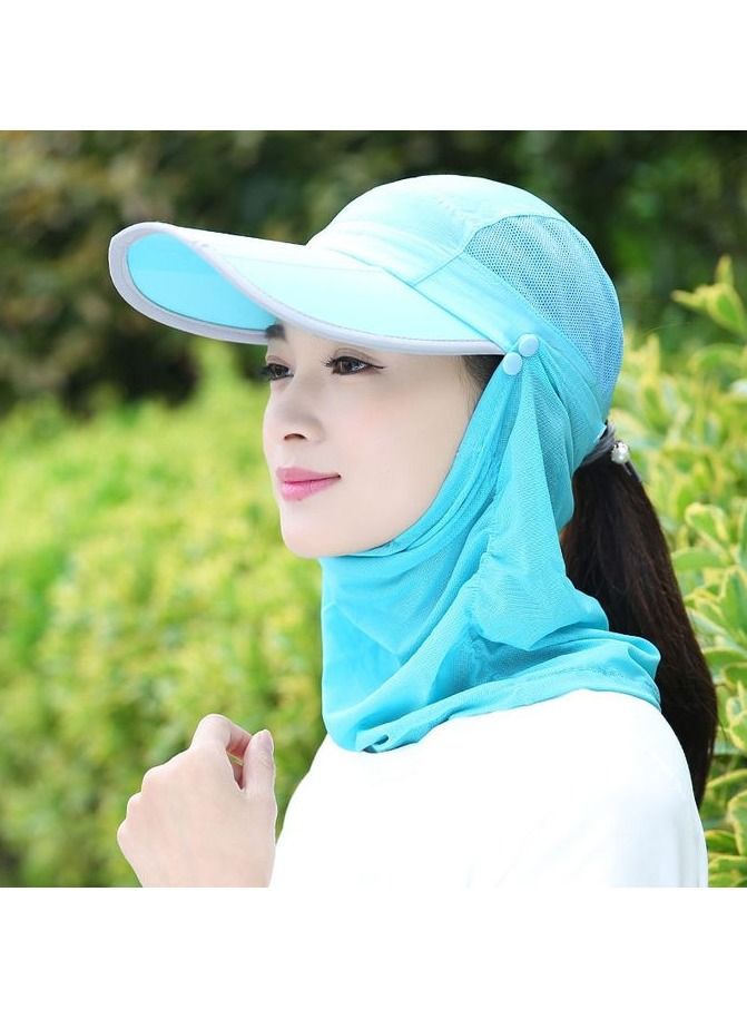 DubaiGallery Foldable Fishing Cap Hat Outdoor Sun Protection Breathable Mosquito Duck Tongue Cap With Mesh For Man And Women - Image 4