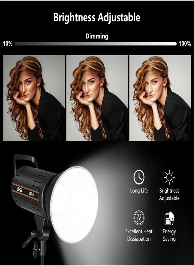 PADOM - Padom 200W Video Light Kit, Continuous Lighting for Photography with Softbox & Stand, Studio Light with APP for photography YouTube vedio and Film Recording - Image 1