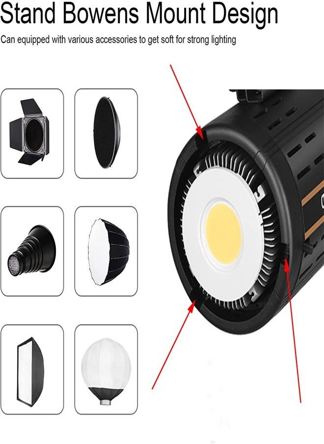 PADOM - Padom 200W Video Light Kit, Continuous Lighting for Photography with Softbox & Stand, Studio Light with APP for photography YouTube vedio and Film Recording - Image 1