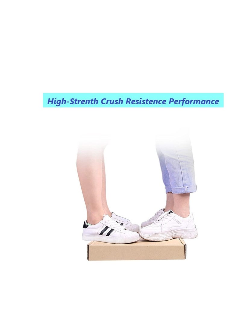 Corrugated Cardboard Carton Shipping Boxes, 20×20×7cm Mail Small Parcel Postal Boxes, Brown Packaging Mailing Boxes for Business, Posting, Storing or Gift - Image 3