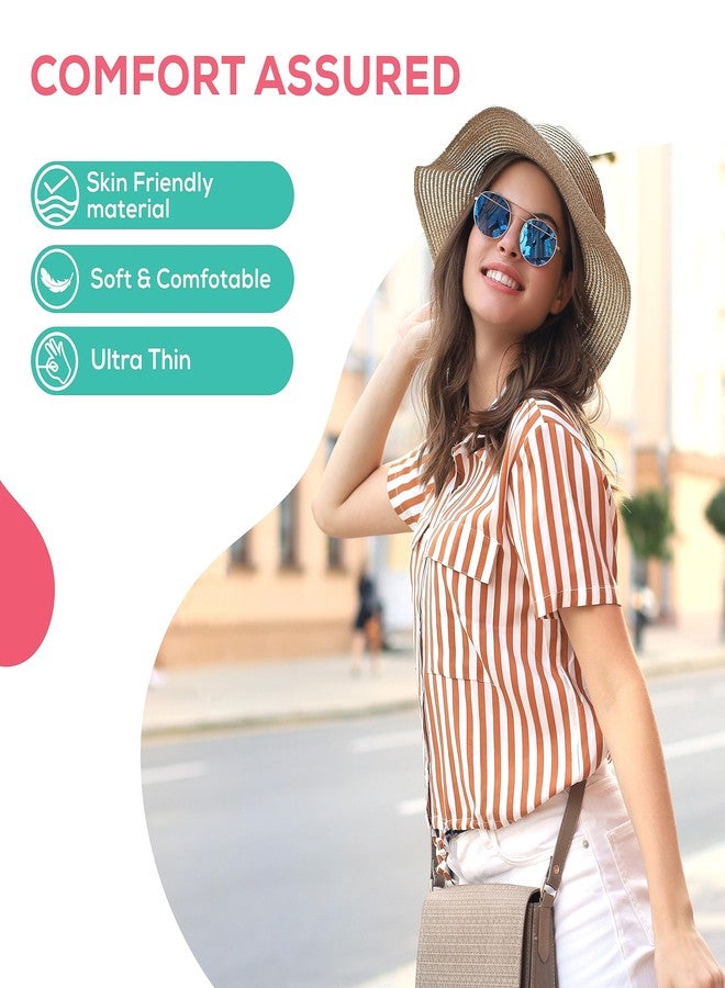 عشية أي وقت مضى فوط إيفريف الماصة للعرق تحت الإبط للاستخدام مرة واحدة (24 فوطة) للنساء والرجال، قابلة للطي، ماصة للعرق، مقاومة للبقع، بتقنية مضادة للبكتيريا، للتحكم في الروائح، لطيفة على البشرة، آمنة على الأقمشة - Image 3