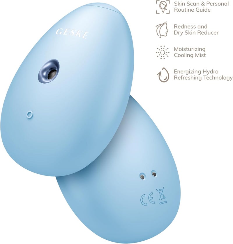 GESKE SmartAppGuided Facial Hydration Refresher | 4 in 1 | Water Atomiser | Face Steamer | Water Spray | Face Mister | Facial Cleansing Device | Spray Mist | Cosmetics | Natural Glow - Image 4