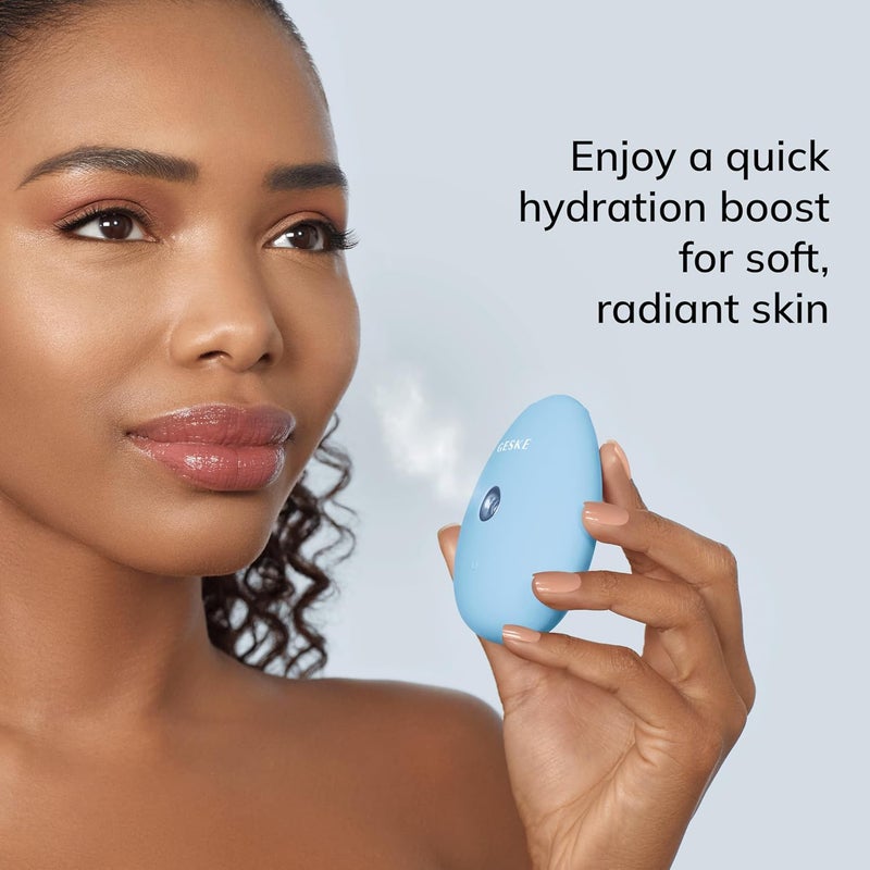 GESKE SmartAppGuided Facial Hydration Refresher | 4 in 1 | Water Atomiser | Face Steamer | Water Spray | Face Mister | Facial Cleansing Device | Spray Mist | Cosmetics | Natural Glow - Image 3