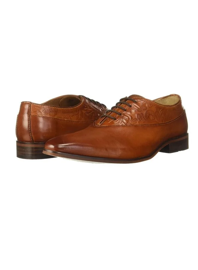RUOSH Mens Oxford Derby Lace up Comfort Leather Work Office Formal Occasion Party Wear Premium Shoes