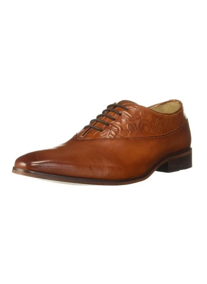 RUOSH Mens Oxford Derby Lace up Comfort Leather Work Office Formal Occasion Party Wear Premium Shoes