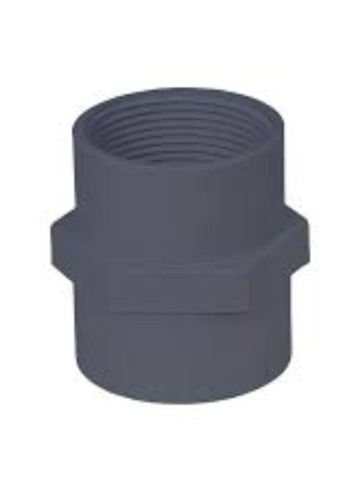 KNP KNP  FTA (Female Threaded Adapter) PVC Pipe Fitting 1/2 Inch is an essential component used to connect male-threaded pipes or fittings to a PVC piping system. - Image 1