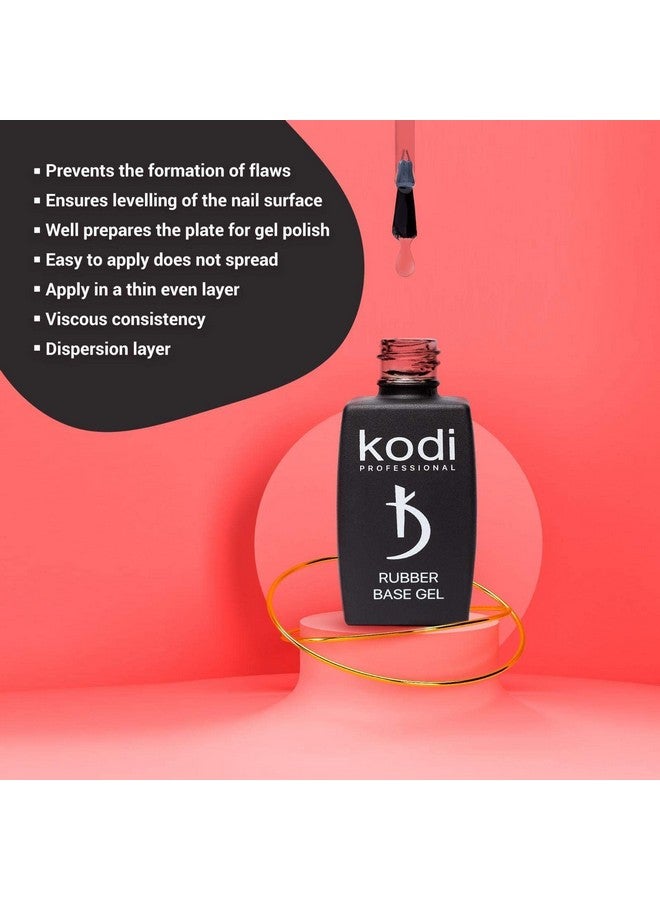 Kodi Professional Rubber Base Gel 8ml 0.25 oz | Kodi Professional |8 ml (0.25 oz) | Gel LED/UV Nail Polish Coat Soak | Original Products| For Long Lasting Nails Layer| Easy To Use, Non-Toxic & Scentless - Image 5