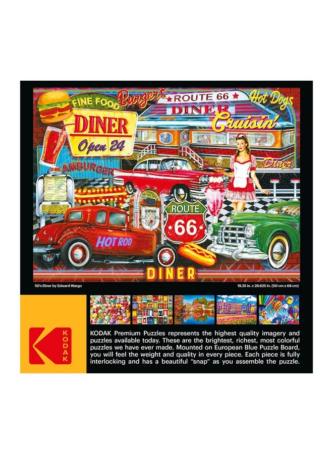 RoseArt RoseArt - Kodak Premium - 50's Diner - 1000 Piece Jigsaw Puzzle for Adults - Image 5