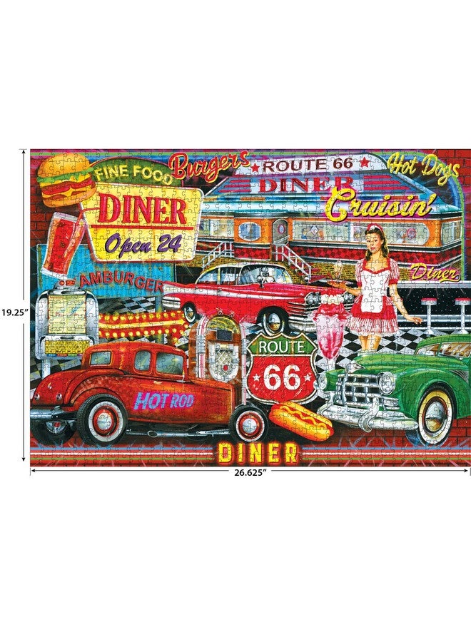 RoseArt RoseArt - Kodak Premium - 50's Diner - 1000 Piece Jigsaw Puzzle for Adults - Image 3