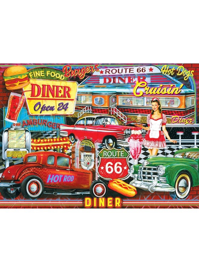RoseArt RoseArt - Kodak Premium - 50's Diner - 1000 Piece Jigsaw Puzzle for Adults - Image 1