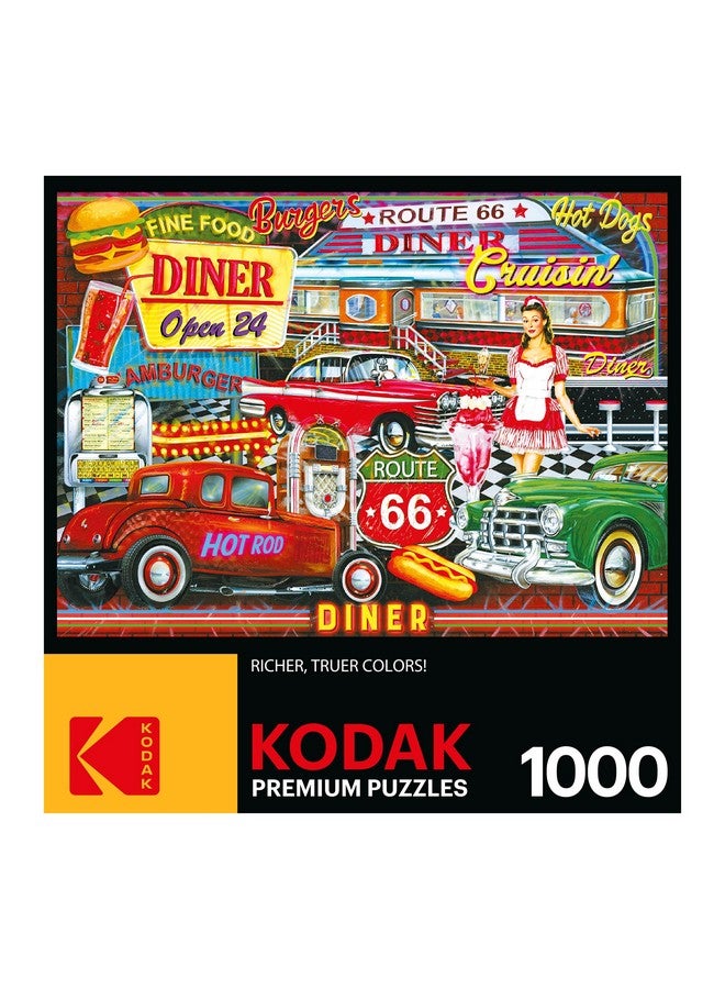 RoseArt RoseArt - Kodak Premium - 50's Diner - 1000 Piece Jigsaw Puzzle for Adults - Image 4