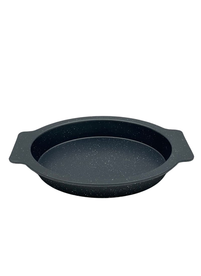 ALMUFARREJ - Granite Round Cake Pan Black - Image 1