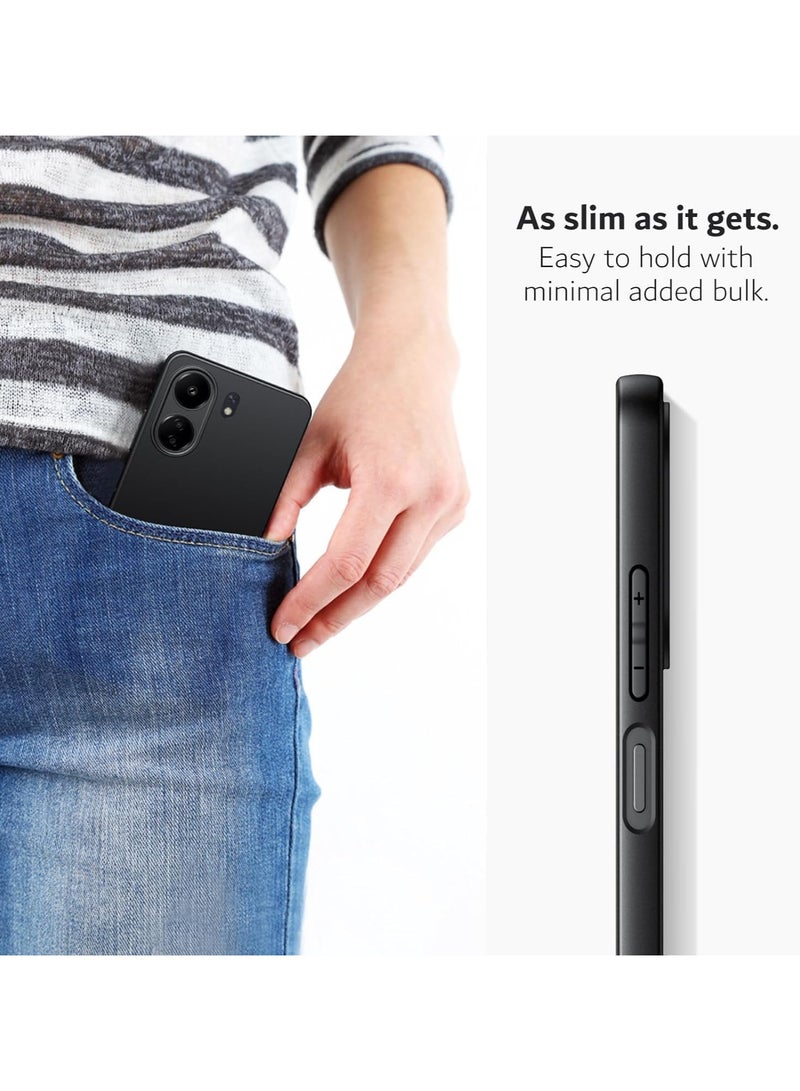 حافظة لهاتف Xiaomi Redmi 13C، غطاء نحيف ناعم من مادة TPU غير اللامعة، غطاء خفيف الوزن مقاوم للصدمات - Image 3