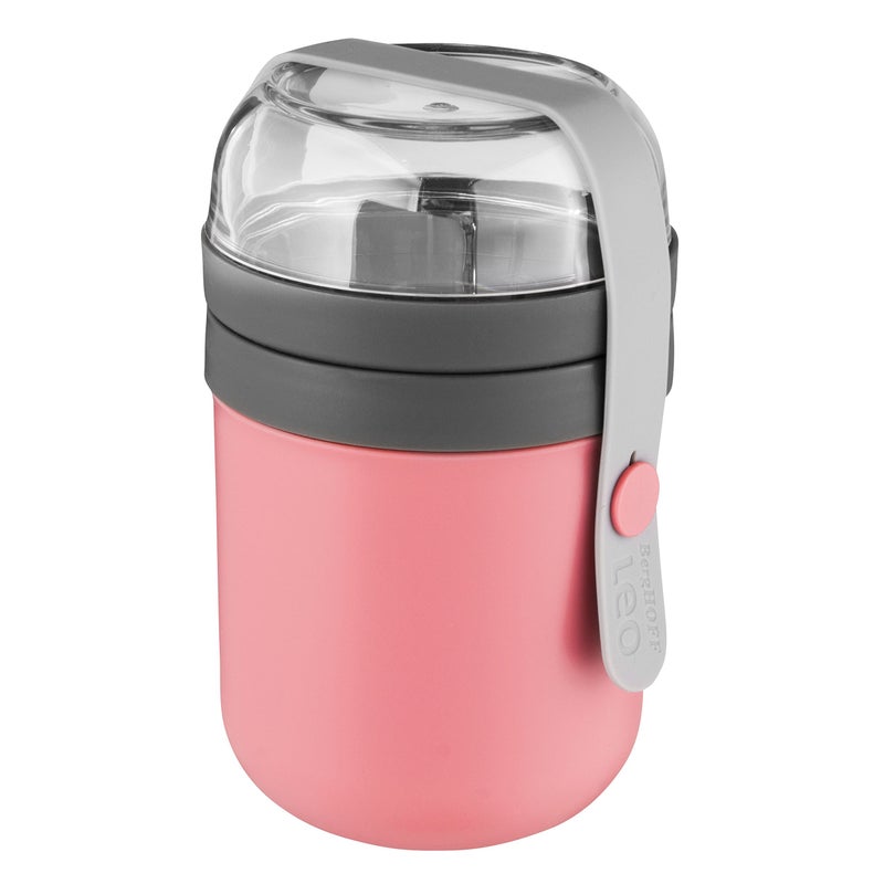 Berghoff - dual lunch pot pink 10.1x10.1x15.8, One Size - Image 1
