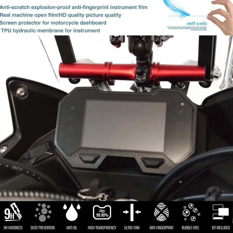 Yurefax Motorcycle Dashboard Screen Protector for Voge 500DS/650DS - Image 3