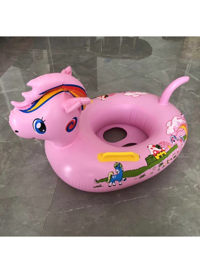 Generic Children's Swimming Ring Water Floating Seat Circle 20 Animal Patterns Direct Sale From Outdoor Sports Swimming Aid-Color:Dinosaur (powder) - Image 3