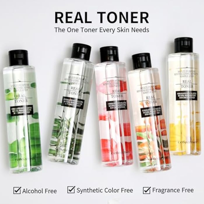 Celleanser Real Toner-Facial Toner with Rose Extract for Soothing, Balancing and Hydrating Skin, Alcohol-Free, Vegan, 6.76 oz - Image 3